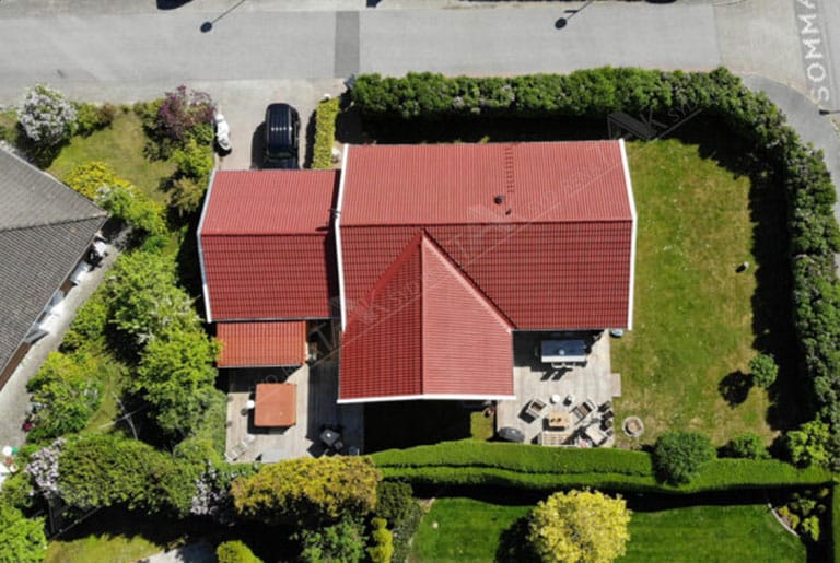 Målning av tak från Renatak Syd