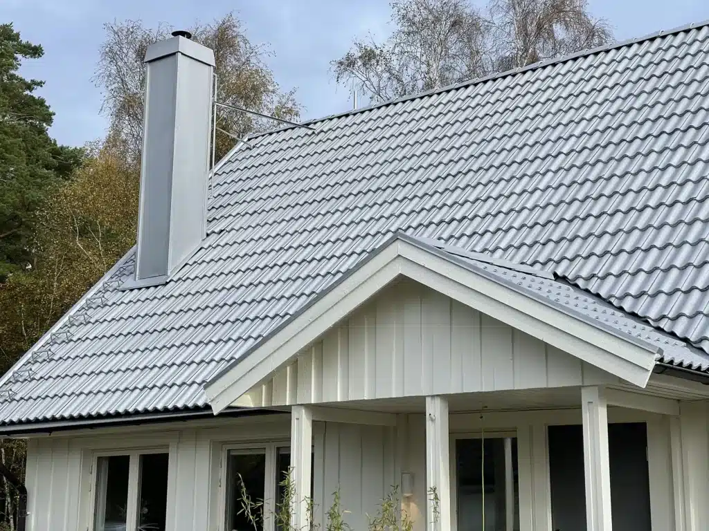 takmalning trahus efter 3